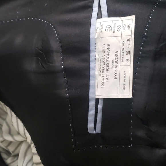 Iannalfo & Sgariglia linea Sartoriale dark grey suit 42 R. - Picture 4 of 12